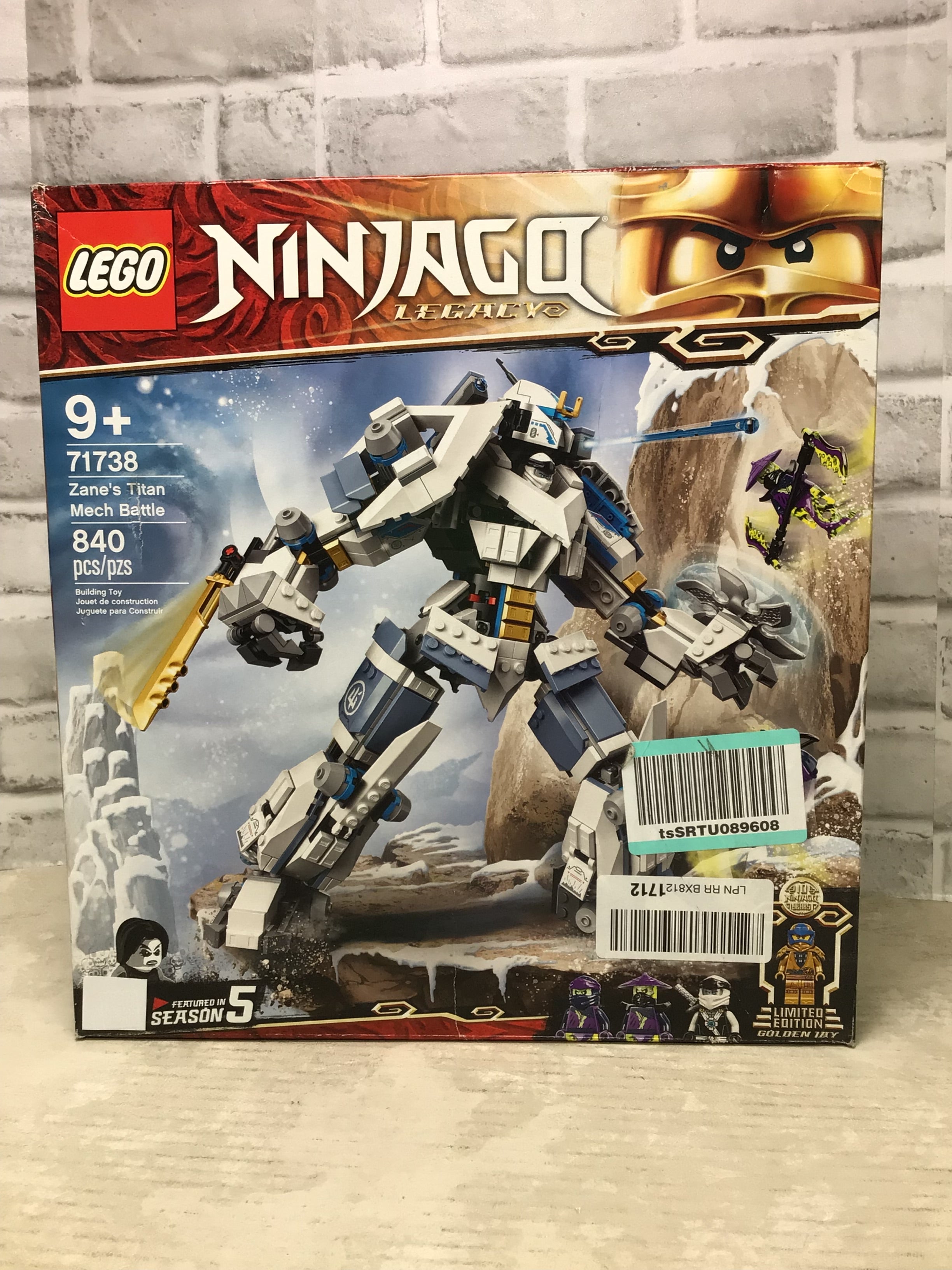 LEGO NINJAGO Legacy Zane's Titan Mech Battle 71738 Ninja Toy Building Kit (7702985539822)